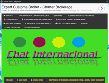 Tablet Screenshot of chat-internacional.com